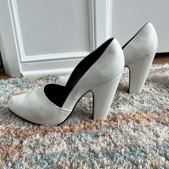 Rachel Comey, white leather heels, 8.5 - Picture 4 of 4